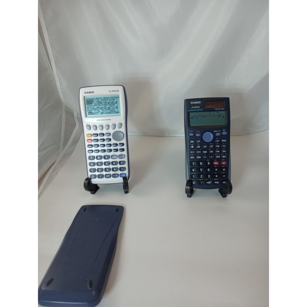 Casio‎ FX-9750GII Graphing Calculator w/ Cover & Casio fx-300ES - Tested